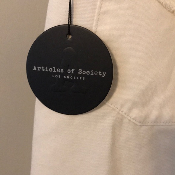 Articles of Society white jean skirt - Picture 4 of 4